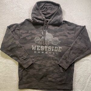 Westside Barbell Camouflage Men’s Large Hoodie Gym Weightlifting Workout